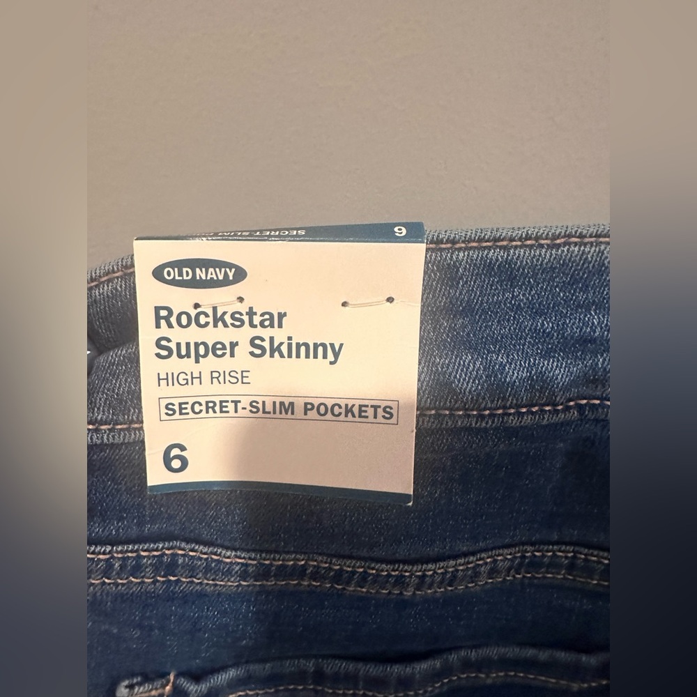 High rise super skinny rockstar jeans